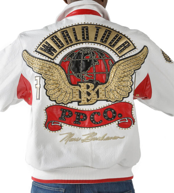 Pelle Pelle World Tour White Leather Jacket