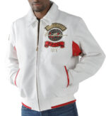 Pelle Pelle World Tour White Leather Jacket