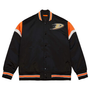 Anaheim Ducks NHL Black Bomber Jacket