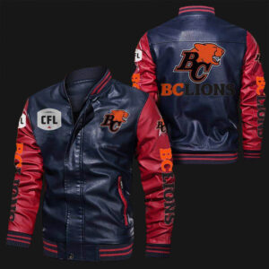 BC-Lions-Blue-Red-CFL-Bomber-Leather-Jacket