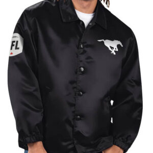 CFL-Calgary-Stampeders-Option-Route-Black-Satin-Jacket