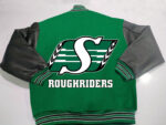 CFL-Saskatchewan-Roughriders-Tricolor-Varsity-Jacket