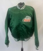 Green Miami Hurricanes Satin Jacket