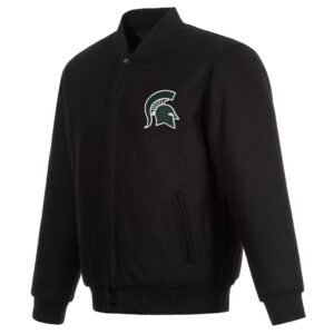 NCAA-Black-Michigan-State-Spartans-Wool-Jacket