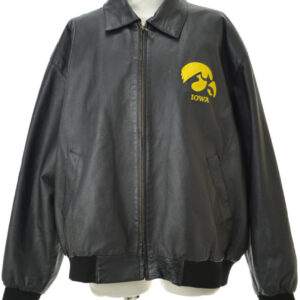 NCAA-Iowa-Hawkeyes-Black-Leather-Jacket