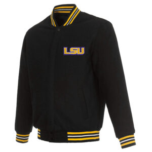 NCAA-LSU-Tigers-Black-Wool-Varsity-Jacket