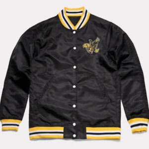 NCAA-Team-Iowa-Hawkeyes-Black-Satin-Jacket