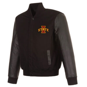 NCAA-Team-Iowa-Hawkeyes-Black-Varsity-Jacket