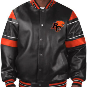 CFL-BC-Lions-Multicolor-Leather-Jacket