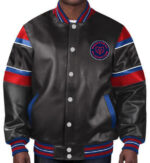 CFL-Montreal-Alouettes-Multicolor-Leather-Jacket