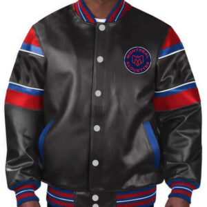 CFL-Montreal-Alouettes-Multicolor-Leather-Jacket