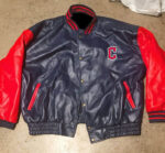 Vintage-MLB-Blue-Red-Cleveland-Guardians-Leather-Jacket