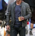 Men's-Shia-Labeouf-Transformers-Gray-Leather-Jacket