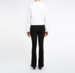 White Leather with Faux Fur Jacket