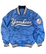 New York Yankees Blue Satin Jacket