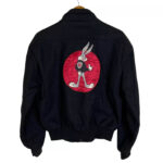 Vintage-Bugs-Bunny-Black-Wool-Jacket