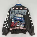 Vtg-1999-G-Mac-Nascar-Team-Leather-Jacket