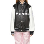 Givenchy Black White Leather Jacket