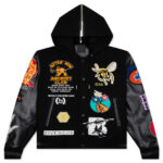Givenchy Bstroy Black Hooded Varsity Jacket