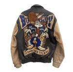 Vintage-Bugs-Bunny-Looney-Tunes-Leather-Jacket