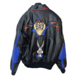Vtg-1996-Looney-Tunes-Taz-Bugs-Leather-Jacket