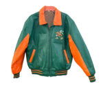 Vtg-90s-Miami-Hurricanes-Looney-Toons-Leather-Jacket