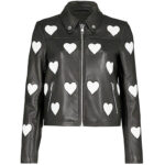 Women's-Maje-Heart-Black-Leather-Jacket