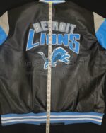 Detroit-Lions-Football-NFL-Black-Leather-Jacket