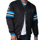 Black-NFL-Carolina-Panthers-Team-Full-Snap-Satin-Jacket