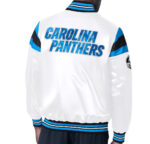 White-NFL-Carolina-Panthers-Team-Full-Snap-Satin-Jacket